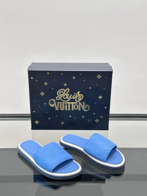 Louis Vuitton Portofino Mule Blue Slide 2026