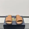Louis Vuitton Portofino Mule Brown Leather Slide