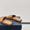 Louis Vuitton Portofino Mule Brown Leather Slide