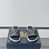 Louis Vuitton Portofino Mule Men's Black Slide
