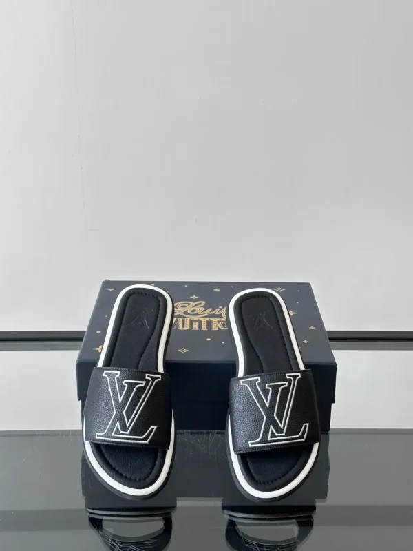 Louis Vuitton Portofino Mule Men's Black Slide