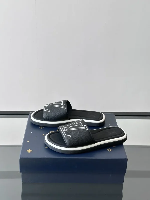 Louis Vuitton Portofino Mule Men's Black Slide
