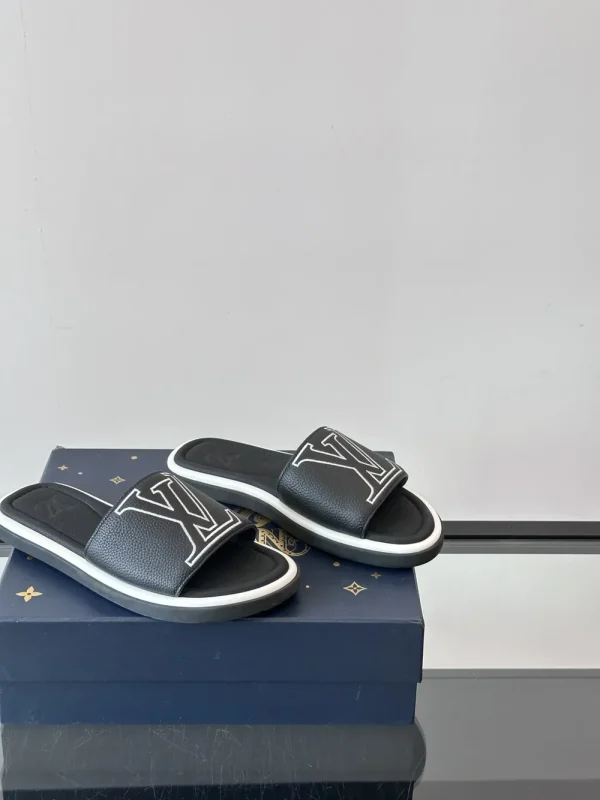 Louis Vuitton Portofino Mule Men's Black Slide