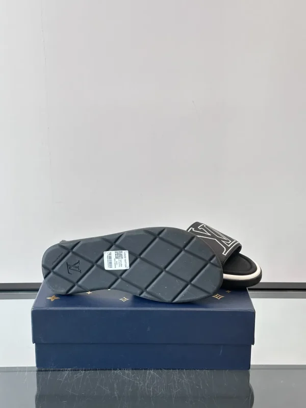 Louis Vuitton Portofino Mule Men's Black Slide