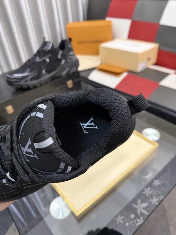 Louis Vuitton Tatic Runner Black Leather Sneaker
