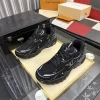 Louis Vuitton Tatic Runner Black Leather Sneaker