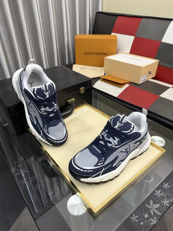 Louis Vuitton Tatic Runner Silk Cowhide Sneaker