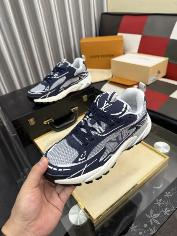Louis Vuitton Tatic Runner Silk Cowhide Sneaker