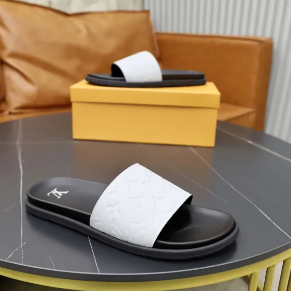 Louis Vuitton Waterfront Mule Black Rubber Slide