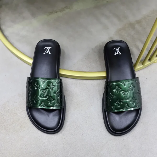 Louis Vuitton Waterfront Mule Men's Green Slide