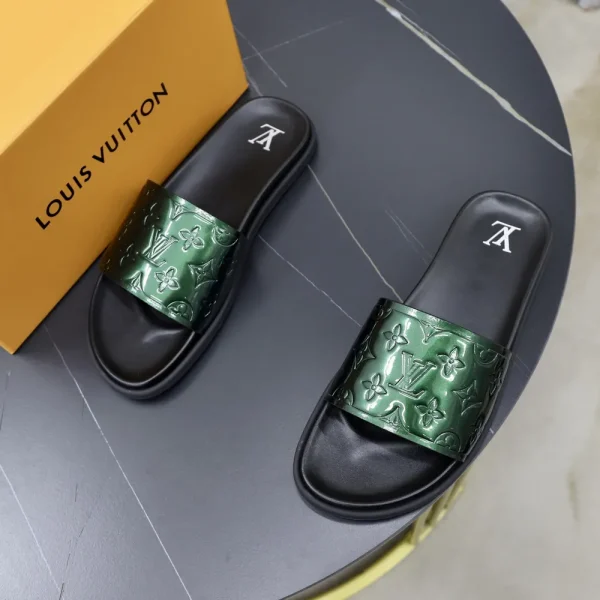 Louis Vuitton Waterfront Mule Men's Green Slide