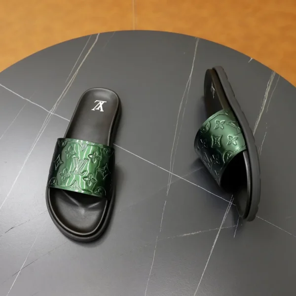 Louis Vuitton Waterfront Mule Men's Green Slide