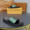 Louis Vuitton Waterfront Mule Men's Green Slide