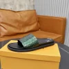 Louis Vuitton Waterfront Mule Men's Green Slide