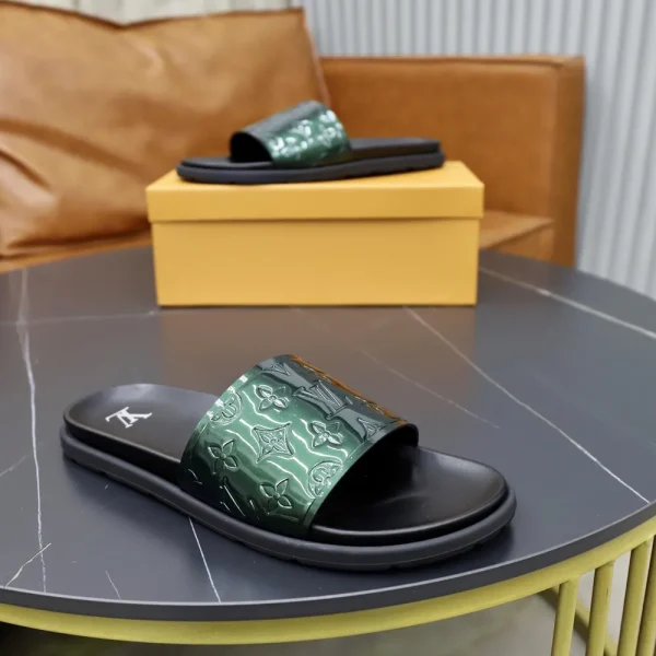 Louis Vuitton Waterfront Mule Men's Green Slide