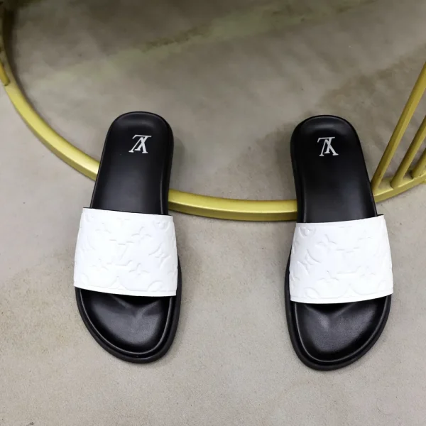 Louis Vuitton Waterfront Mule Slide - Black & White
