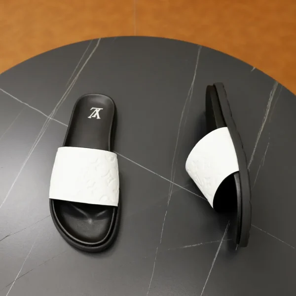 Louis Vuitton Waterfront Mule Slide - Black & White