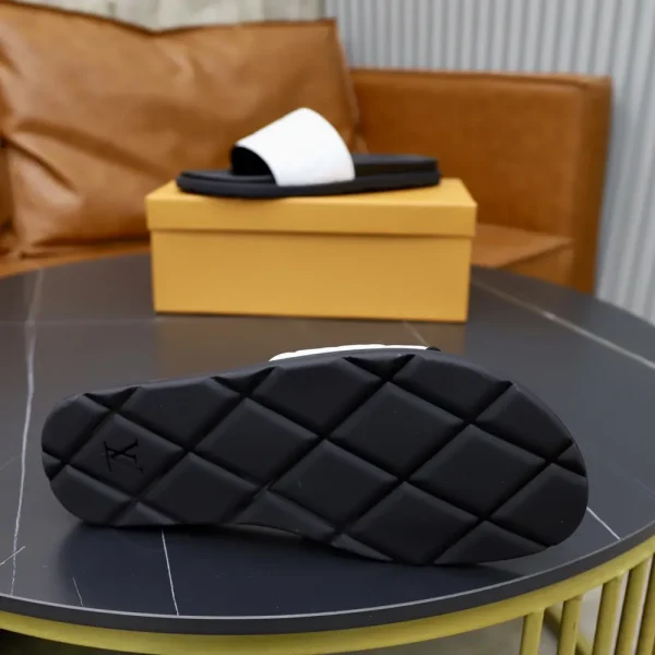 Louis Vuitton Waterfront Mule Slide - Black & White