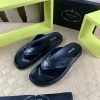 Prada Men's Black Leather Thong Sandal