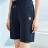 Moncler Cotton Terry-Cloth / Towel Shorts- Navy Blue