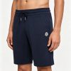 Moncler Cotton Terry-Cloth / Towel Shorts- Navy Blue