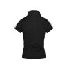 Adidas Originals Women's 3-Stripes Polo Shirt- BLACK/WHITE