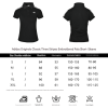 Adidas Originals Women's 3-Stripes Polo Shirt- BLACK/WHITE