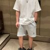 Balenciaga Political Campaign Sweatshorts- Grey Melange (3) Balenciaga Political Campaign Sweatshorts- Grey Melange