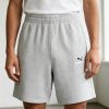 Balenciaga/Puma Essentials Logo Shorts- Gray Heather