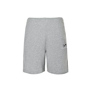 BalenciagaPuma Essentials Logo Shorts- Gray Heather (8) Balenciaga/Puma Essentials Logo Shorts- Gray Heather