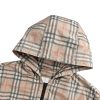Burberry Gradient Check Newport Hooded Jacket- Sand beige