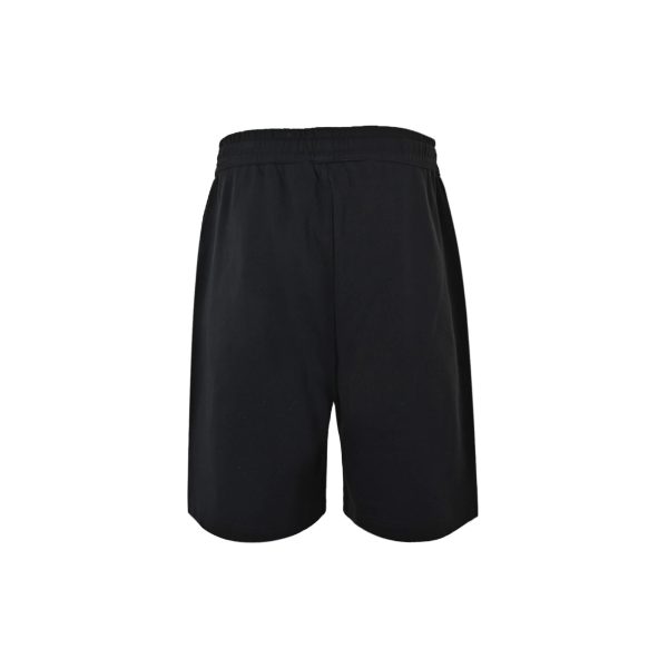 Burberry Logo Cotton Shorts- Black (5) Burberry Logo Cotton Shorts- Black