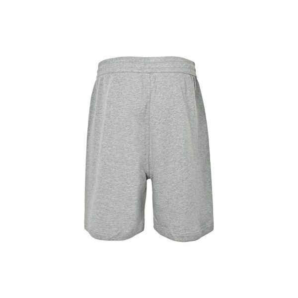 Burberry Logo Cotton Shorts- Grey (6) Burberry Logo Cotton Shorts- Grey