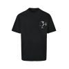 Chrome Hearts Scroll Logo Cross Patch T-Shirt- Black (7) Chrome Hearts Scroll Logo Cross Patch T-Shirt- Black