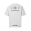 Chrome Hearts Triple Cross Logo Tee- White