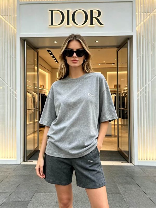 Dior Jogger Shorts- Charcoal Grey