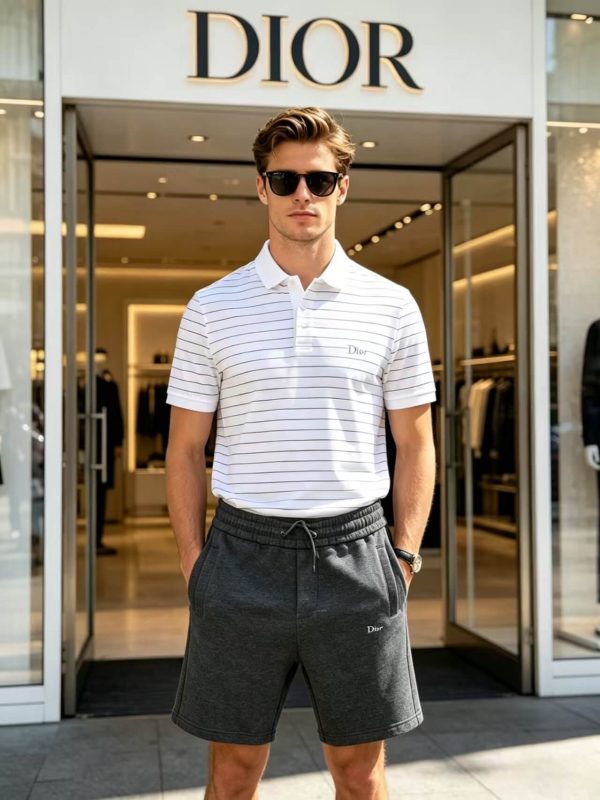 Dior Jogger Shorts- Charcoal Grey