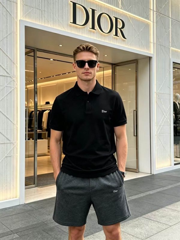 Dior Jogger Shorts- Charcoal Grey
