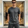 Dior Jogger Shorts- Charcoal Grey