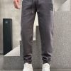 Fendi Cuffed Jogger Pants- Grey