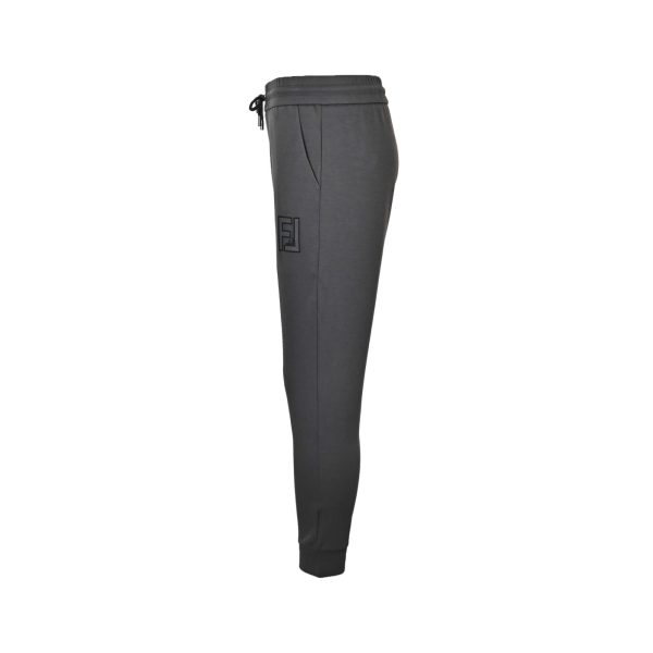 Fendi Cuffed Jogger Pants- Grey