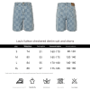 Louis Vuitton Damier 3D Light Denim Shorts- Washed Indigo (1) Louis Vuitton Damier 3D Light Denim Shorts- Washed Indigo