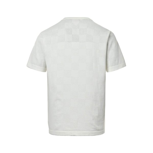 Louis Vuitton Damier patterned T-shirt- Cream