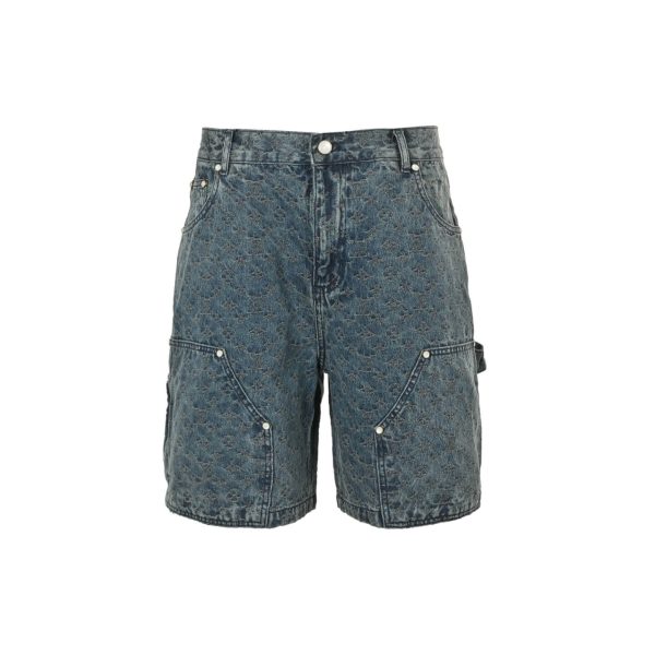 Louis Vuitton Denim Workwear Shorts- Blue Indigo