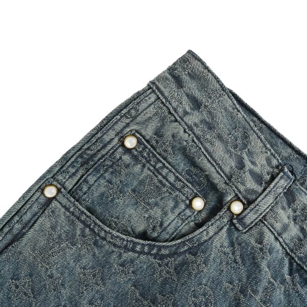 Louis Vuitton Denim Workwear Shorts- Blue Indigo