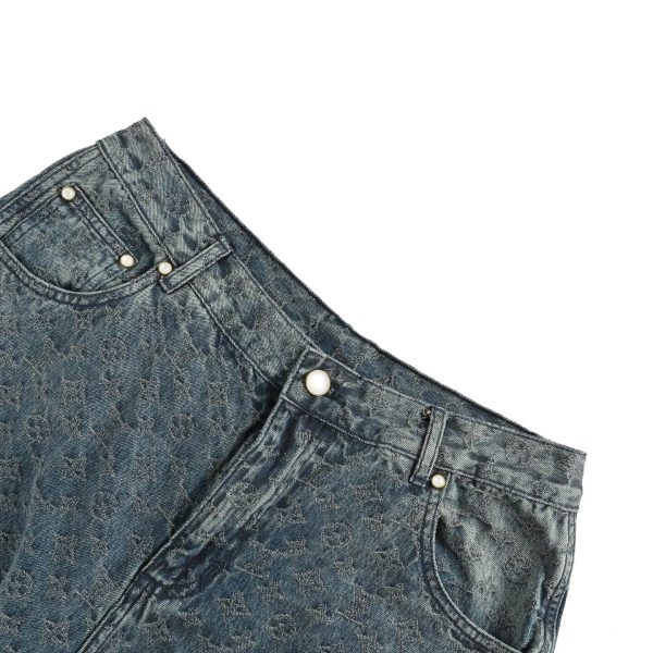 Louis Vuitton Denim Workwear Shorts- Blue Indigo