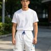 Louis Vuitton Embroidered Jersey Shorts- White.