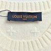 Louis Vuitton Embroidered Monogram Knit Top-  Milk White