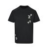 Louis Vuitton Embroidered Signature T-Shirt- Black