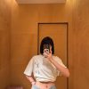 Louis Vuitton Embroidered Signature T-Shirt- Milky White